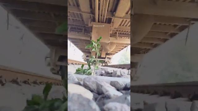 Camera under the train 🚂🚃🚃 Pakistan Railway #shorts смотреть онлайн