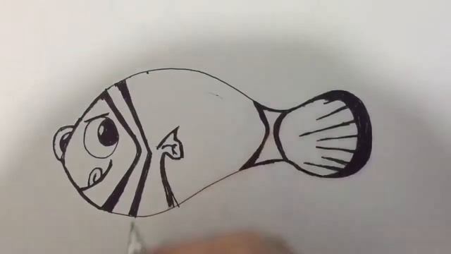Draw Finding Nemo Kayıp Balık Nemo çizimi çocuklar Için çizim Dersi