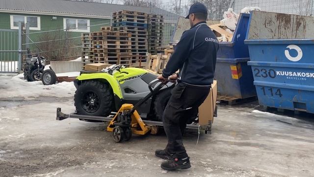 Yamaha grizzly 700 2022 Unboxing ⁉️{4k}😍 смотреть онлайн