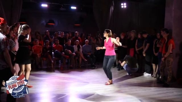 13 Bachata Battle shines round 1 Olga vs Katya смотреть онлайн