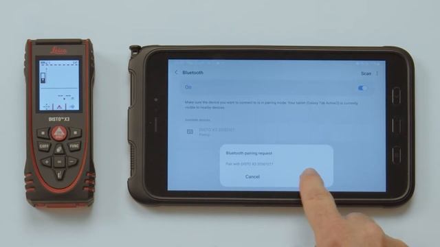How to use the Bluetooth keyboard mode on Leica DISTO X3 or X4 with an Android tablet and Excel смотреть онлайн