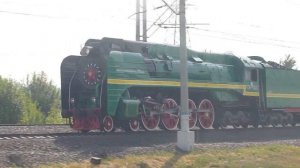 Щербинка-2014  П36-0120 на ходу (вид из Сапсана)  ч.2