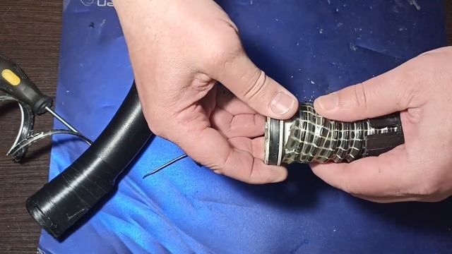так просто! как починить шланг от пылесоса (гофру), без изоленты!! :-) смотреть онлайн