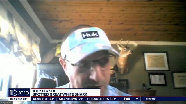 12-foot-long great white shark spotted off coast of New Jersey смотреть онлайн