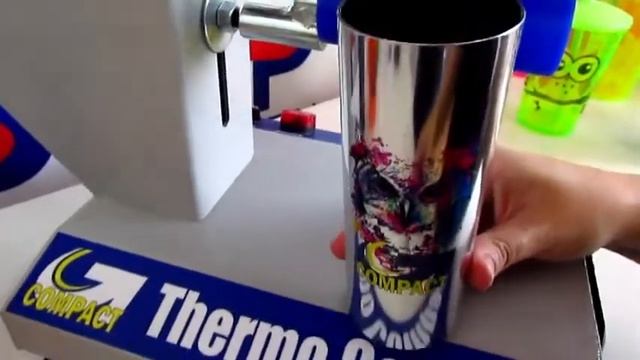 Thermo compact - Prensa térmica de giro transfer laser Metal Printer смотреть онлайн