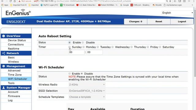 How to do a scheduled reboot of Engenius Wave 2 Access Point смотреть онлайн