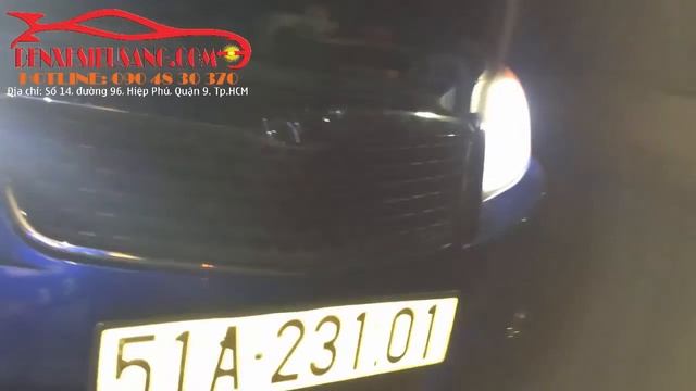 Gắn đèn led cree xhp70 l7 sáng khủng cho xe daewoo Gentra смотреть онлайн