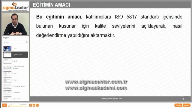 Kaynak Teknikleri Eğitimi - ISO 5817 Tanıtım Videosu смотреть онлайн