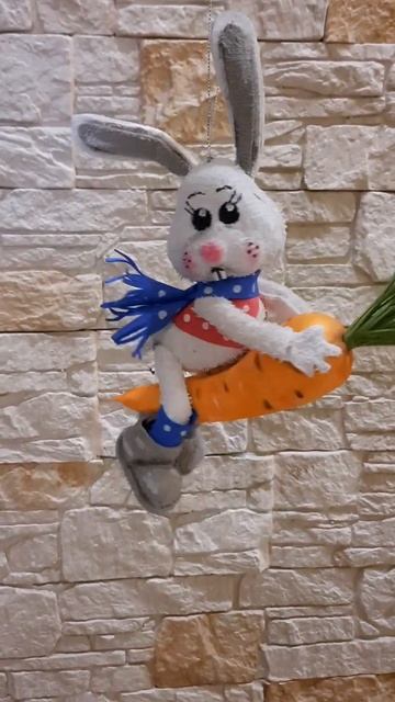 Символ 2023года!!! Кролик- елочная игрушка смотреть онлайн