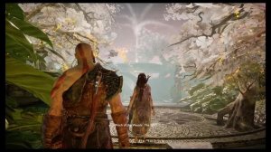 God of War - The Light of Alfheim: Freya "Welcome To Alfheim" Sucked Back To Midgard Cutscene (2018