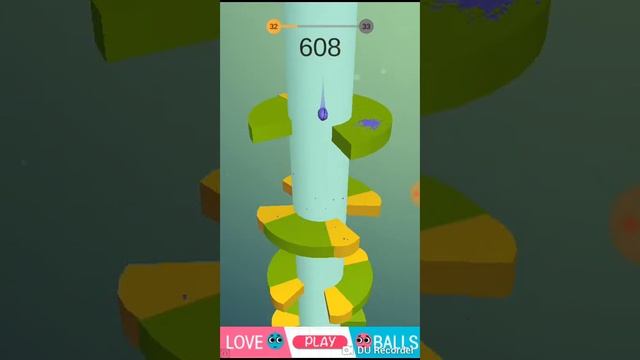 Играем в игру Helix Jump #1 cерия смотреть онлайн