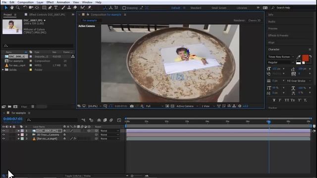 #Ae-28 3D Camera Tracker in Adobe After Effects (In HINDI) смотреть онлайн