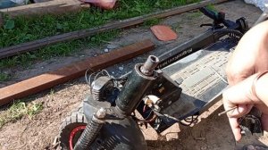 Koogo m4 PRO ремонт передней вилки