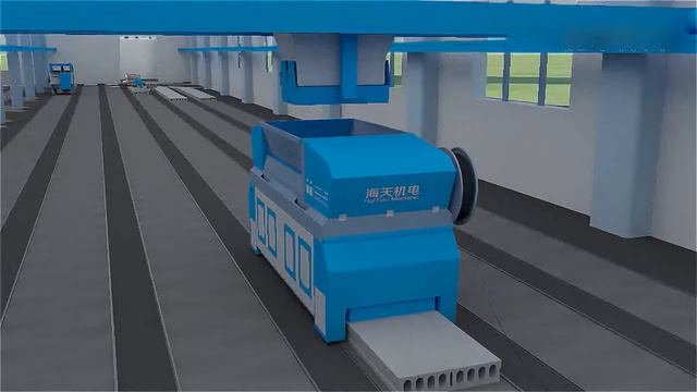 HSF Slipformer Production Line(Animation) смотреть онлайн