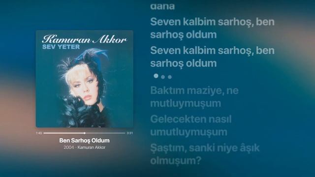 Kamuran Akkor - Ben Sarhoş Oldum (Lyrics - Sözleri) смотреть онлайн