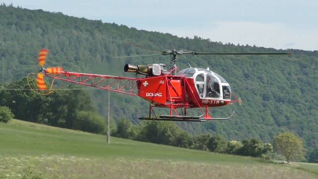 DENNIS ENGEL WITH HIS XXL TURBINE LAMA SA 315B - VARIO EVENT 2019 смотреть онлайн