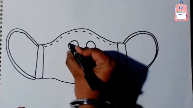 Face mask drawing | covid -19 }mask drawing | HOW TO DRAW A CUTE FACE MASK | CAT MASK DRAWING смотреть онлайн