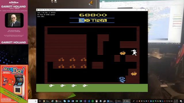 Mr. Do! - Atari 2600 EMU - Game 1 B/B - 132,400 ** WORLD RECORD ** смотреть онлайн