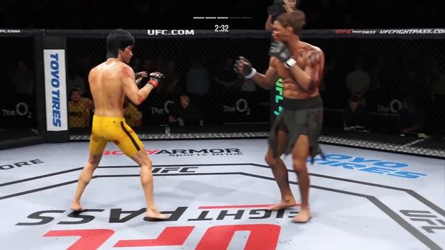 UFC4 Bruce Lee vs. Mayan Fighter EA Sports UFC 4 смотреть онлайн