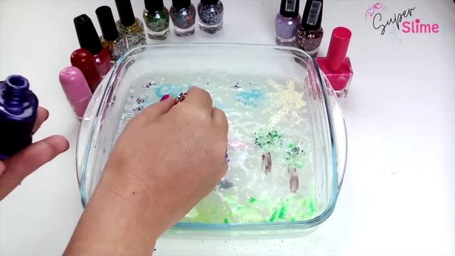 Slime con pintauñas 💅🏻- Super Slime Celia - Satisfying, Slime Video, ASMR Slime смотреть онлайн