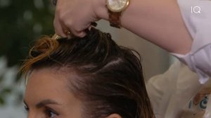 Укладка феном средней длины волосы