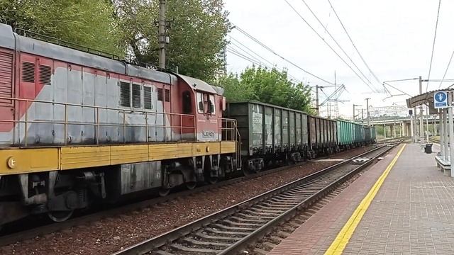 «Гость из Белгорода!» ЧМЭ3-1521 с грузовым поездом смотреть онлайн