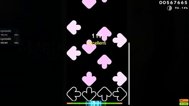 Staple on Smile 1.2x 96.41% S Liveplay | osu!mania смотреть онлайн