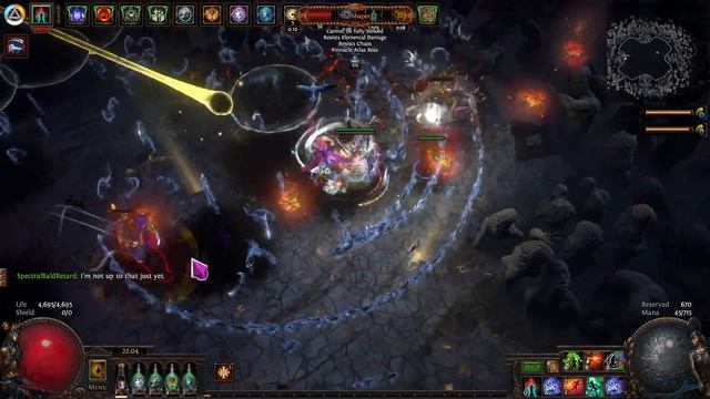 [POE 3.19] Slower Projectiles Spectral Helix - Melting Uber Bosses (150m+ DPS!) смотреть онлайн