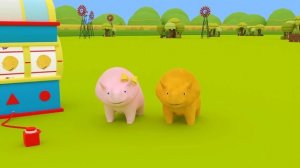 Учим фигуры с детьми - Динозаврик Дино 👶 Обучающий мультфильм для детей