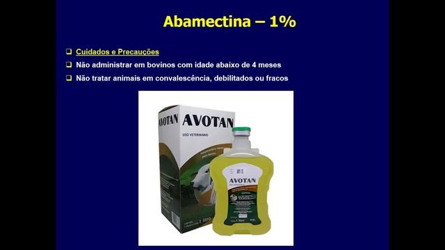 Abamectina no controle de verminose em bovinos. смотреть онлайн