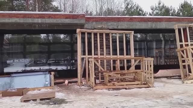 Панорамные гаражные ворота АЛЮТЕХ с минеральным остеклением, автоматические смотреть онлайн