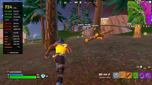 Fortnite Reload Win | RTX 4080 + Ryzen 7 7800X3D | Performance Mode смотреть онлайн