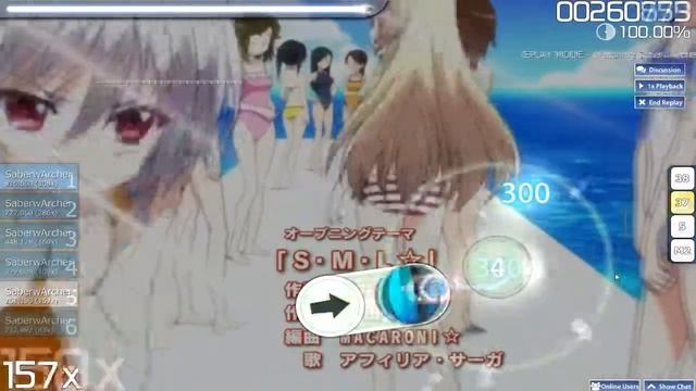 Osu!- S.M.L Afilia Saga (Normal Mode) смотреть онлайн