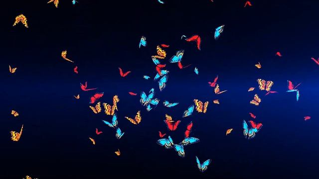 Amazing Neon Butterfly VJloop 4k Motion Background Animation Wallpaper | Обои Бабочки