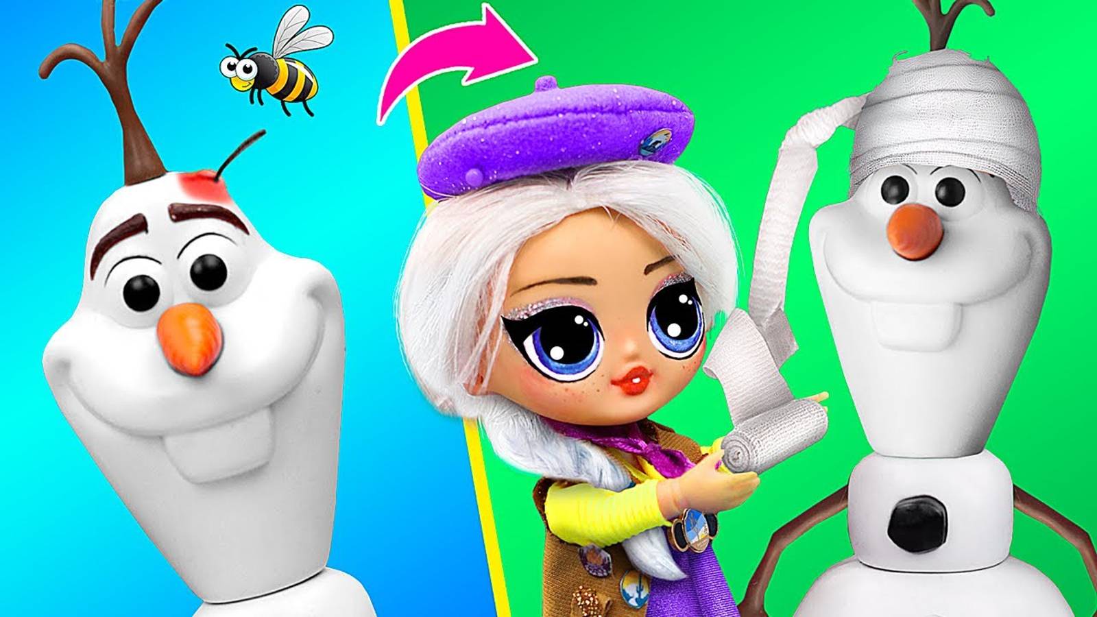 Приключения Эльзы и Анны! 10 идей для кукол ЛОЛ Сюрприз смотреть онлайн