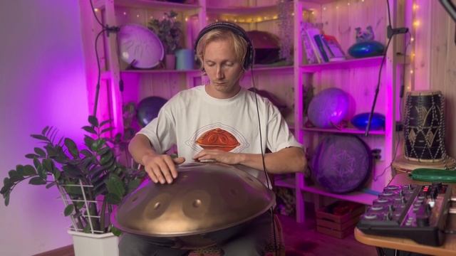 HANDPAN + EFFECT DELAY / Magic Sound / Музыка хэндпана смотреть онлайн