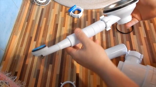 Установка сифона на кухонной мойке или как снять сифон с мойки_1080p смотреть онлайн