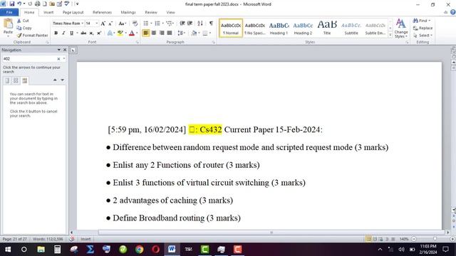 CS432 (Network Modeling and Simulation) Final Term Paper Fall 2023 - Set 1 смотреть онлайн