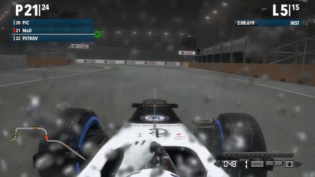 MoD Plays! F1 2012 Co-Op with Watson690 Round 14: Singapore (15 lap race) смотреть онлайн
