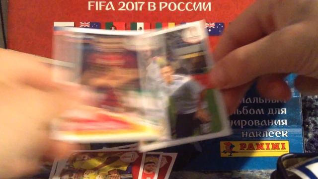 Пак опенинг наклеек Confederation Cup от PANINI #4 смотреть онлайн