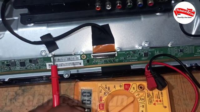LED tv screen Problem, No screen but Sound & backlight ok Black Display ! Videocon 32Technical Arun смотреть онлайн