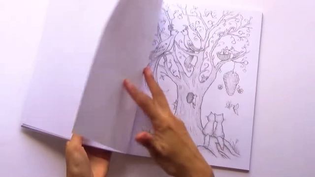 An Enchanting World Coloring Book. Flip Through