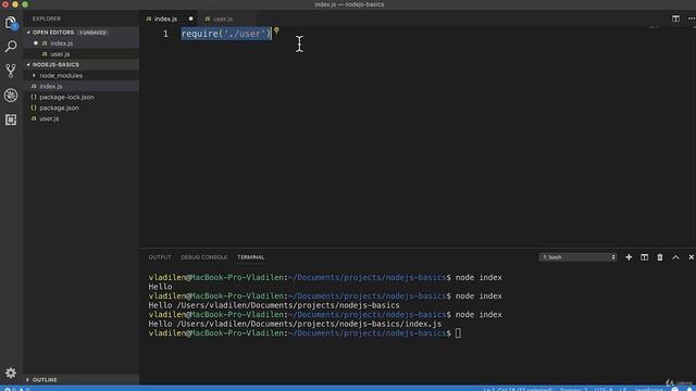 Полное руководство NodeJS Урок 7 Глобальные объекты и модули смотреть онлайн