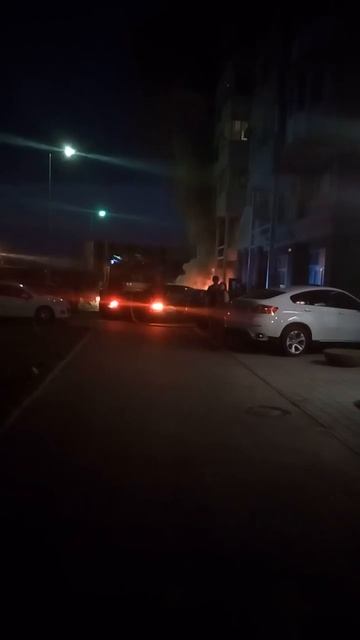 Сгорела Тойота в Николаеве смотреть онлайн
