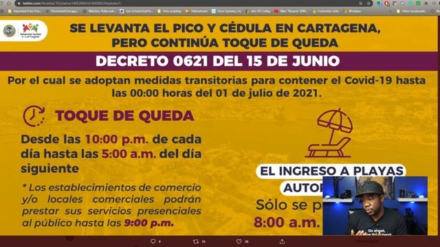 Colombia Cartagena Update 6-16-21 | Curfew Continues смотреть онлайн