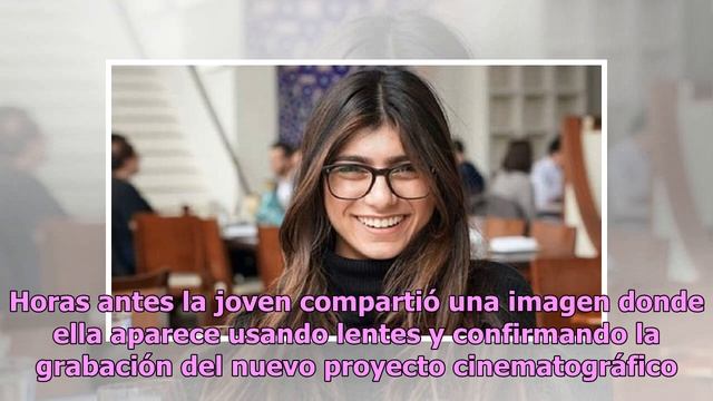 Mia Khalifa Confirma Su Regreso A Las Películas Con Insólita Imagen (FOTO)
