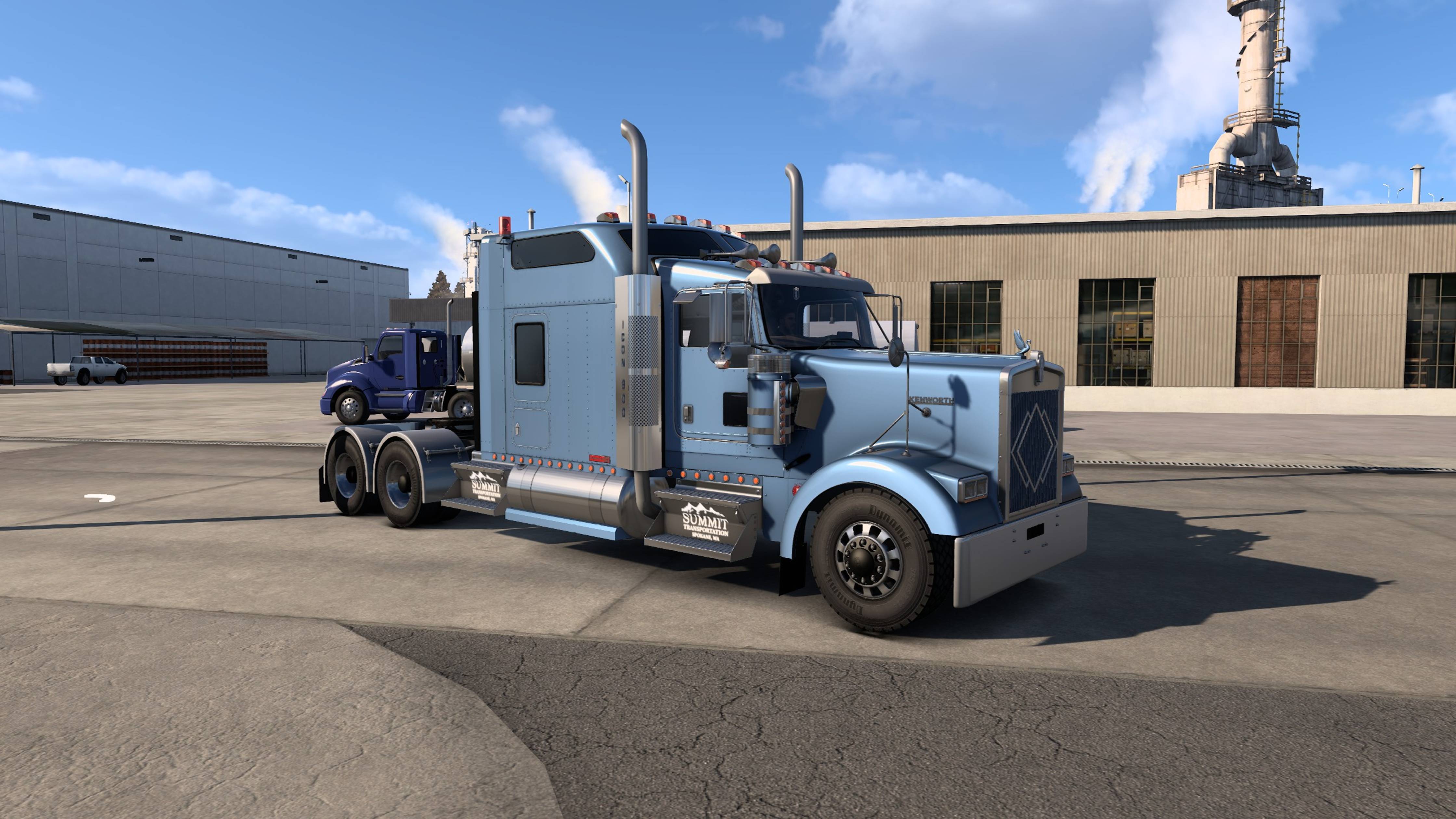 American Truck Simulator. KW900 Жеки Рудакова с мотором EVR VOLVO смотреть онлайн