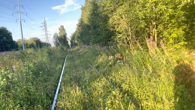 Жесть товарняка на заброшенной железнодорожной линии Московская область смотреть онлайн