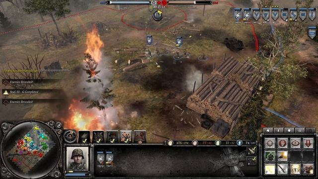 COMPANY OF HEROS 2 - 4vs4 Axis Vs Allies - FULL GAMEPLAY смотреть онлайн