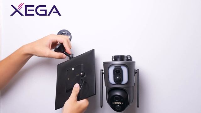Xega 4G LTE Cellular Dual Lens Security Camera Installation Steps смотреть онлайн